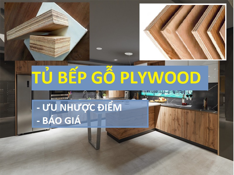 Top 50 mẫu tủ bếp gỗ plywood đẹp nhất